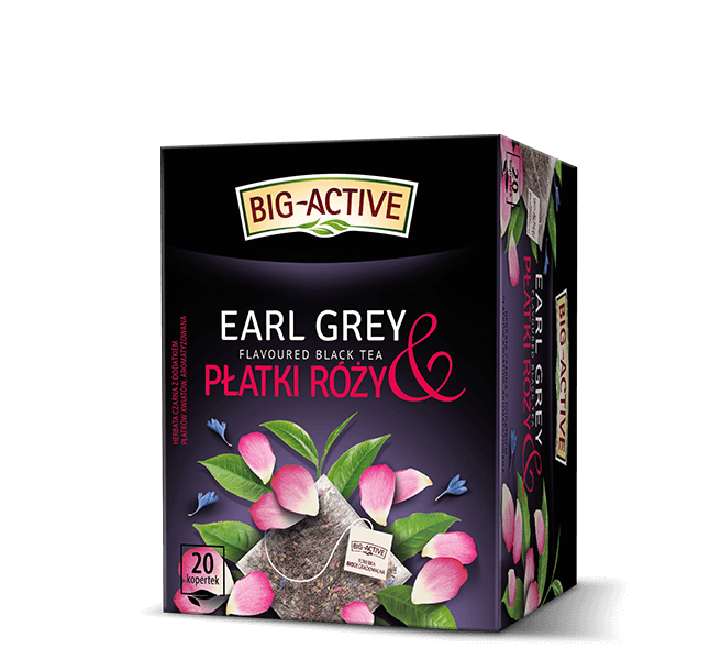 Herbata czarna Earl Grey & Płatki Róży 20tb